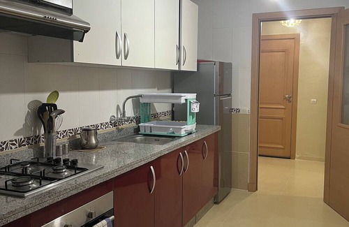 El Aggada Apartment | Enjoyable 3-bedroom apartment with AC in Marrakech