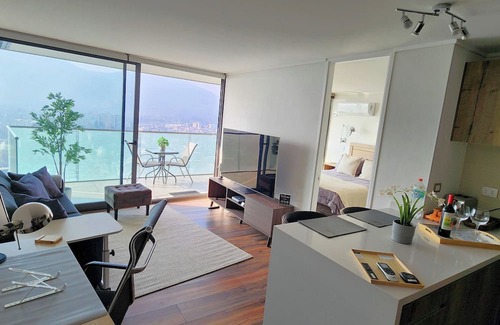 Apoquindo Apartment | SkyView Andes & Manquehue - Apt 36th Floor - Las Condes, Chile