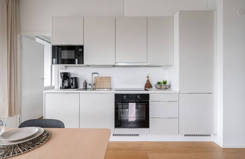Tampere Apartment | Modern Apartment with Sauna & Large Balcony