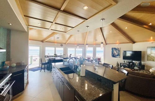 New Smyrna Beach House | Exquisite Oceanfront 3-Story Home with Elevator
