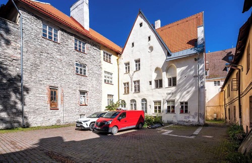 Old Town Apartment | 15th Century Flat with Parking, High Ceilings