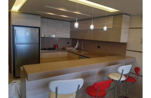 Kfardebian Apartment | Stylish beach duplex with seaview, 24h electicity