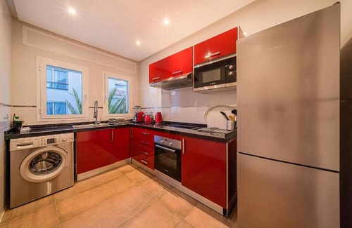 Mnar Apartment | Mnar Castle 3 Pers in 2 Rooms APT Garden View