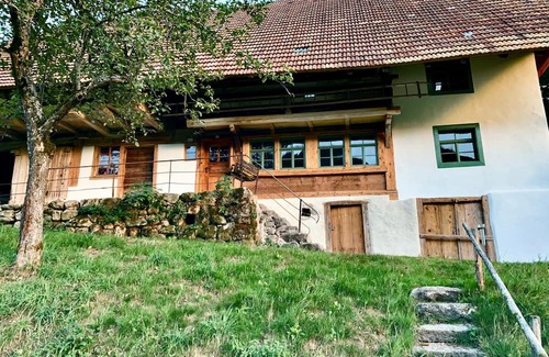 Elzach House | Holiday Home 'Ferienhaus Hederle' with Mountain View, Private Terrace and Wi-Fi