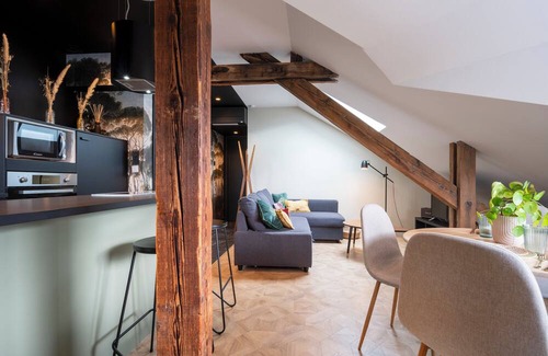 Montigny-les-Metz Apartment | Comfortable air-conditioned apartment, 4th and top floor without elevator