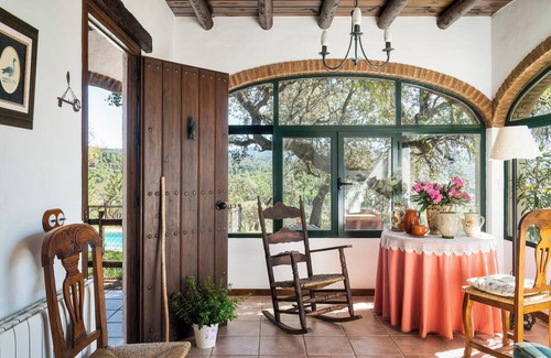 Calabazares Cottage | Casa Olivo ideal for families with private pool and fireplace. Sierra d Aracena