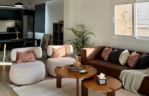 Sheikh Zayed City Apartment | Premium 3BR Apt | Soft Industrial design | In Sheikh Zayed city