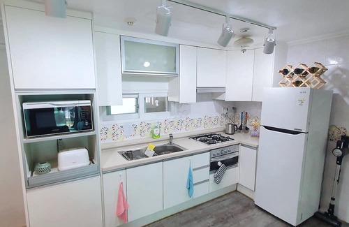 Seogyo-dong Apartment | COMFY - 2 Bedrooms - Elevator/Terrace in Heart of Hongdae- 4 mins walk to subway