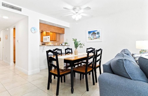 Avon By The Sea Condo | Coastal Comfort Steps from Cocoa Beach Pier W/Heated Pool, BBQ Grills & Private Balcony
