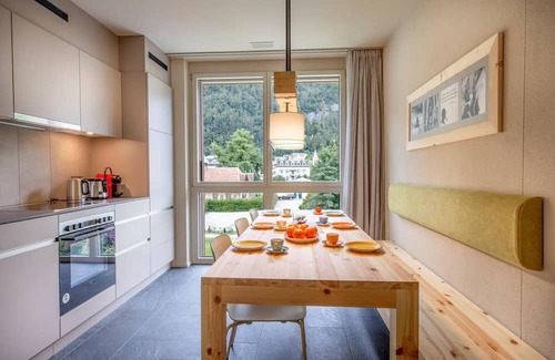 Meiringen Apartment | Wifi, sauna, terrace, balcony, tv, ski locker, 68-71m², Meiringen-Hasliberg