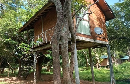 Sigiriya Resort | Eco-friendly Eighth Wonder lodge bedroom resort with AC, Wi-Fi in Sigiriya