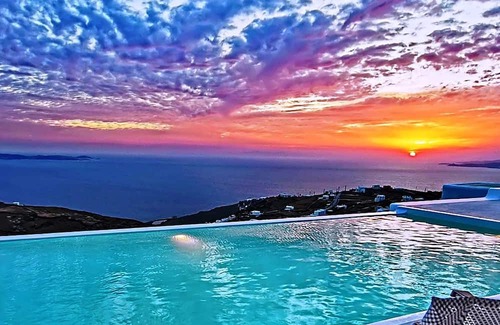 Faros Armenistis Villa | My Rental Homes - Fanaria Villa with private infinity pool and sea view