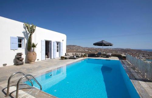 Psarou Villa | Psarrou villa for 10 guests, stunning sea views