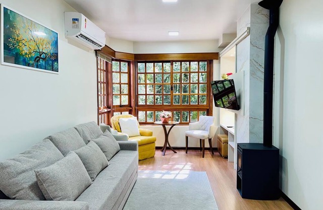 Apartment in the heart of Gramado, about a 10-minute walk from Rua Coberta
