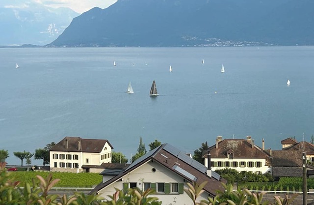Superb apartment in Cully with lake view.