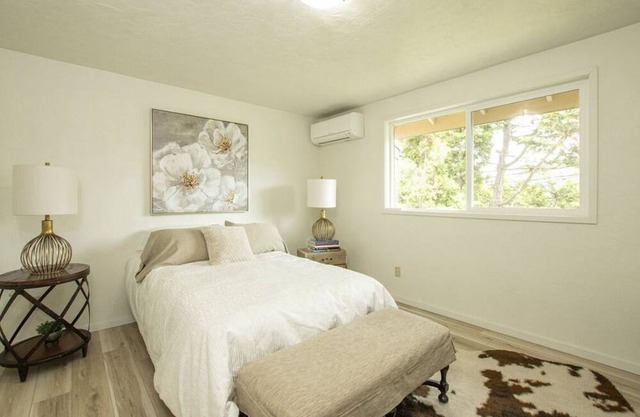 Cozy 2-bedroom townhome in charming Eugene with pool area.