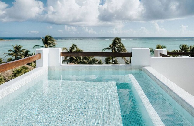 Villa Soliman: Beachfront 6BR Villa w/2 Pools, Stunning Ocean Views near Tulum