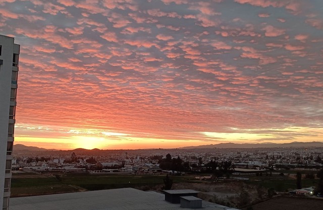 In apartment with beautiful views