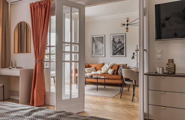 Spacious apartment with a view of Wawel Castle