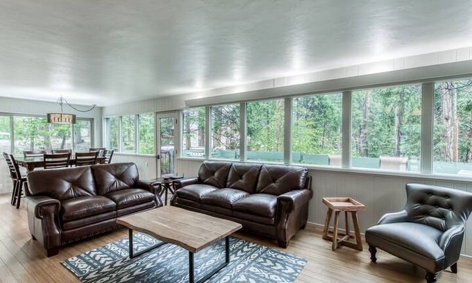 Sierra Cedars House | Spacious, dog-friendly retreat w/ terrific mountain views - close to the lake
