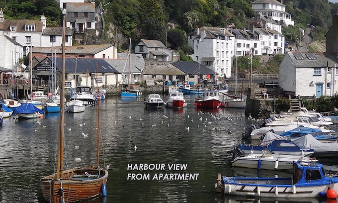 Polperro Apartment | Harbour Bridge - Polperro harbour view