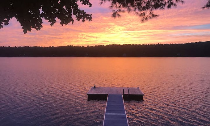 Gray House | Private island on Crystal Lake in Gray, Maine