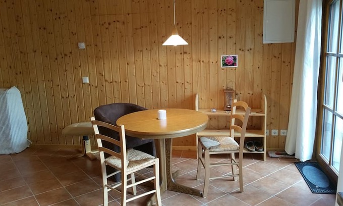 Nuthe-Urstromtal Apartment | 1 Einzimmerwohnung mit Gartenblick