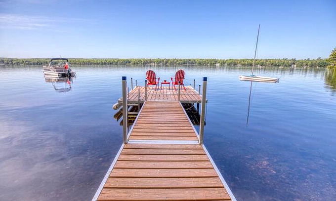 Orland House | Lakefront compound consisting of 3 cottages - close to Acadia!