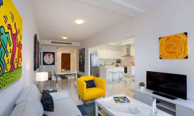 Germasogeia Apartment | Opera 3bdr Exclusive Apt - pool, spa, gym, beach