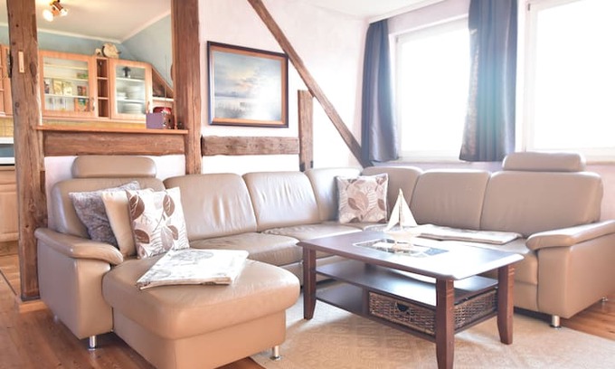 Carinerland Apartment | Cosy, half-timbered three-room apartment with garden and barbecue terrace