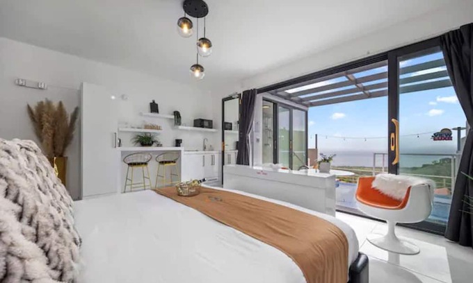 Pinales Apartment | Sunset Suite-W/Private & heated Pool & King Bed-ADULTS ONLY