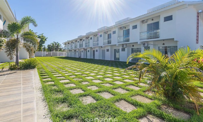 Coroa Vermelha Apartment | Elegant Duplex w Sw. Pool 280m fr the Beach Prm007