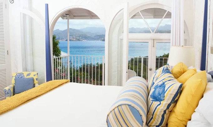 Morne Rouge House | Deluxe Villa w/Balcony, Ocean View & Pvt Beach Access - Escape for the Senses