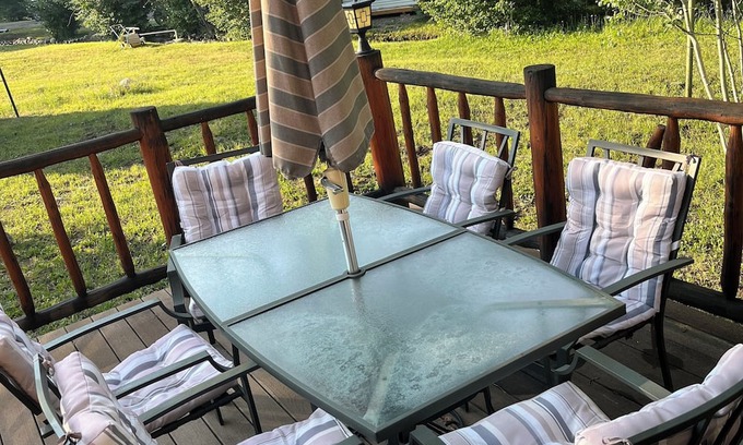 Pitkin Cabin | Charming 2-Bedroom Cabin for 6 with Full Amenities, WiFi, and Spacious Porches