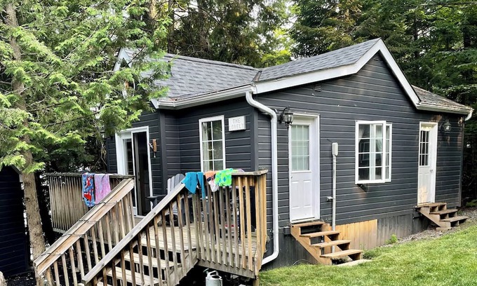 Haliburton House | Lakefront 2 cottage property with large private dock. Recently renovated.