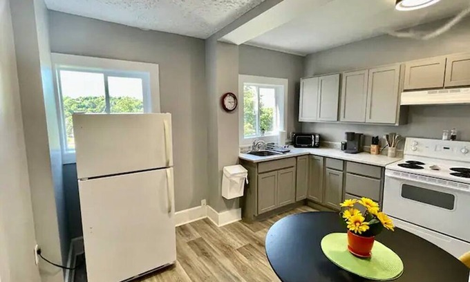Saint John Apartment | 1BR Next to Hospital & Uptown