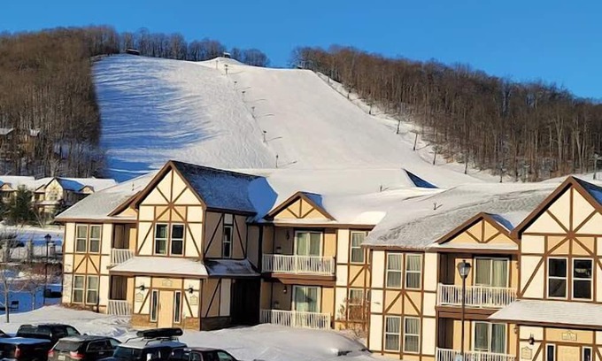 Boyne Falls Ski Chalet | Mountain run at Boyne 2 bed, 2 bath