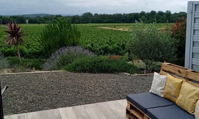 Malvies House | Villa Climatisée au Milieu des Vignes Avec son spa