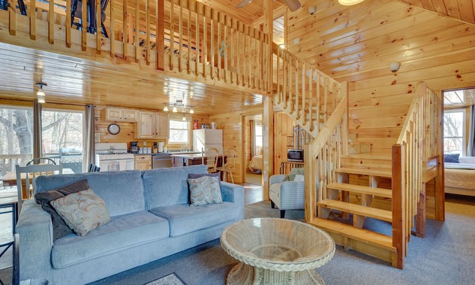 Weirs Beach Cabin | Cozy Laconia Cabin, Close to Winnipesaukee Pier!