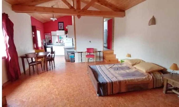 Busseol Apartment | Grand Studio Avec vu sur Château