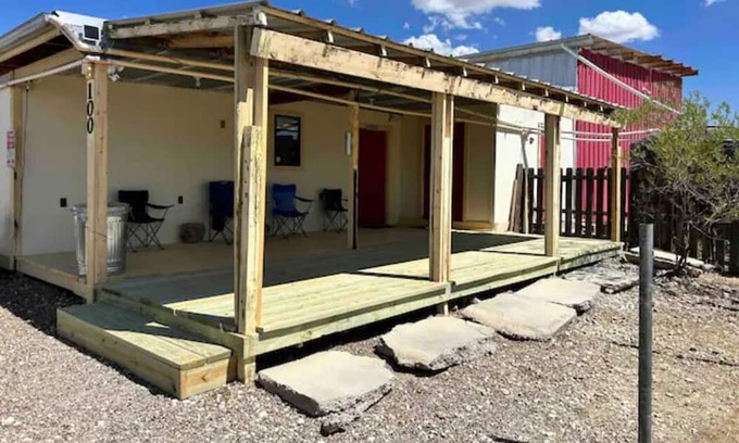 Alpine Cabin | Lazy Bear Cabin, located only 19 miles from Big Bend National Park Entrance!