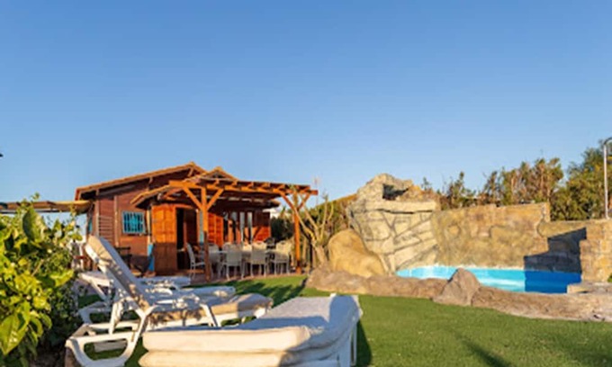 El Palmar Villa | Casa Noray El Palmar-Swimming pool with water jets