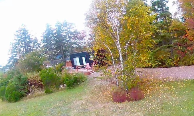 Shemogue Cabin | Oceanfront Shipping Container Studio Retreat | Nature Escape