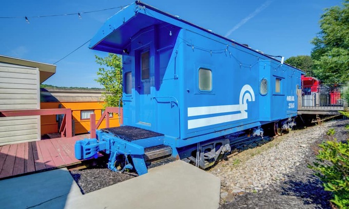 Adrian Furnace Apartment | ‘Choo Choo Blue,’ Converted Railcar in DuBois!