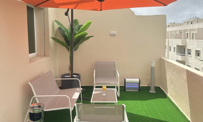 Gueznaia Apartment | Peaceful 2-bedroom apartment with terrace in Tangier , mountains panoramic view
