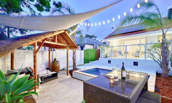 Scarborough House | Hamptons Beach House with Heated Plunge Pool
