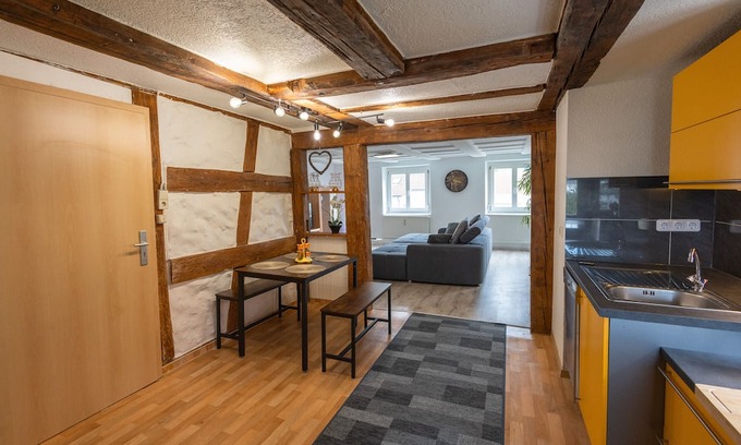 Aldingen Apartment | Apartment 'Alexandra' with Shared Terrace, Shared Garden and Wi-Fi