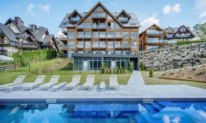 Zakopane Apartment | Apartment with outdoor pool and Tatra panorama
