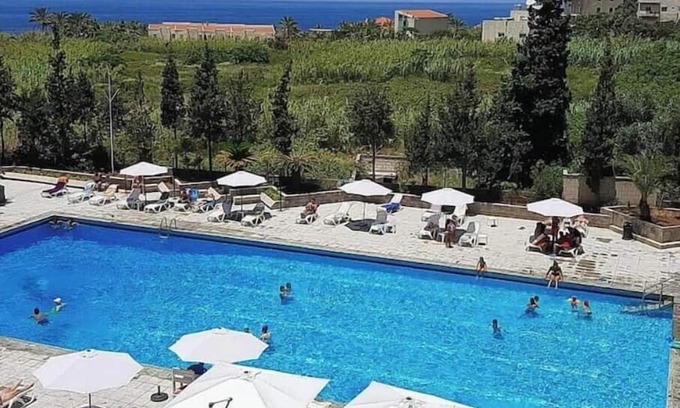 Kfardebian Condo | Beach apartment with Pool and direct beach access