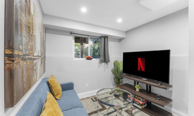 Pickering Apartment | Modern 2-Bed, 2-Bath BSMT suite | Parking | Wi Fi